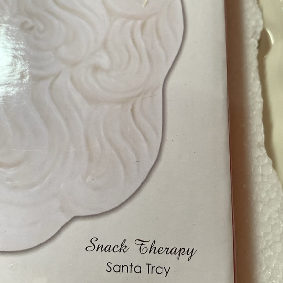 New! Fitz and Floyd snack therapy Santa tray - Picture 4 of 4